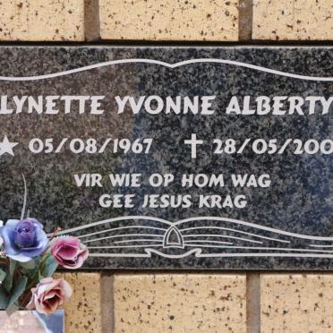 ALBERTYN Lynette Yvonne 1967-2009