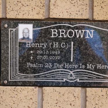 BROWN H.C. 1949-2012