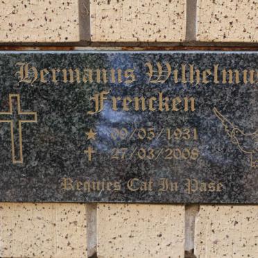 FRENCKEN Hermanus Wilhelmus 1931-2008