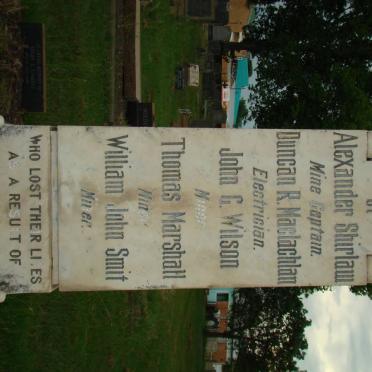 3. Mining Accident Memorial