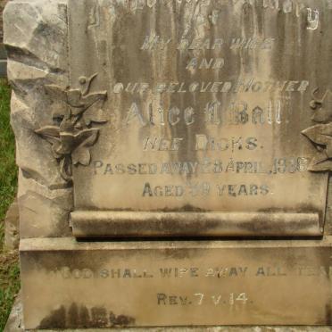BELL Alice H. nee DICKS -1936