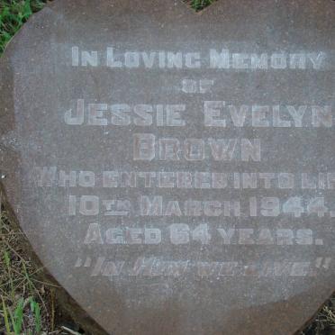 BROWN Jessie Evelyn -1944