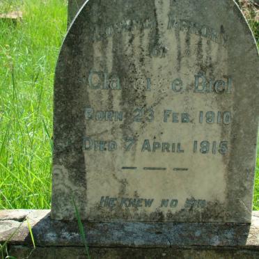 BIEL Clarence 1910-1915
