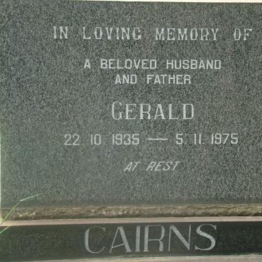 CAIRNS Gerald 1935-1975