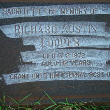 COOPER Richard Austin -1972