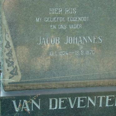 DEVENTER Jacob Johannes, van 1924-1970