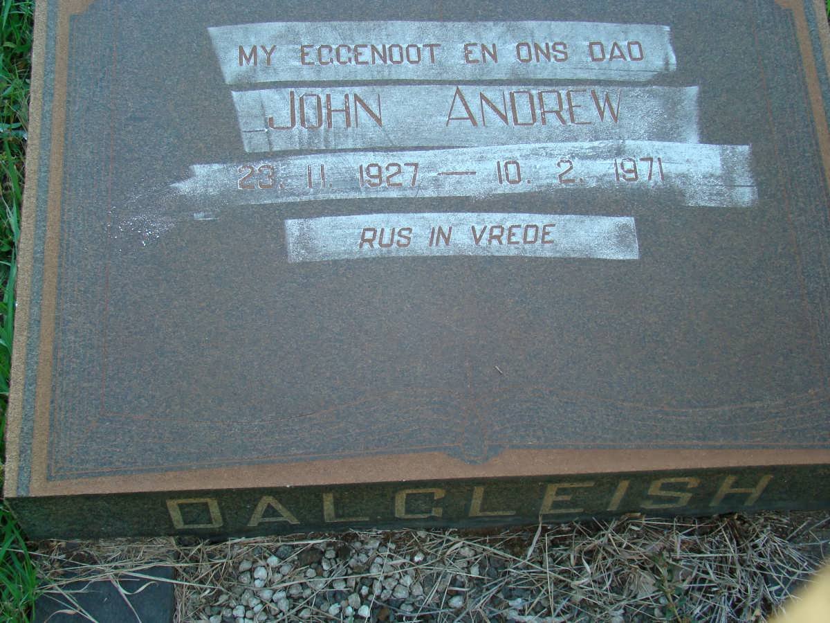 DALGLEISH John Andrew 1927-1971