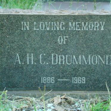 DRUMMOND A.H.C. 1886-1969
