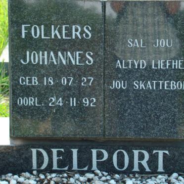 DELPORT Folkers Johannes 1927-1992