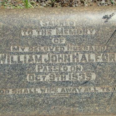 HALFORD William John -1935