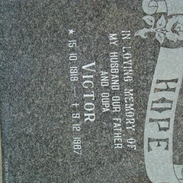 HOPE Victor 1919-1987