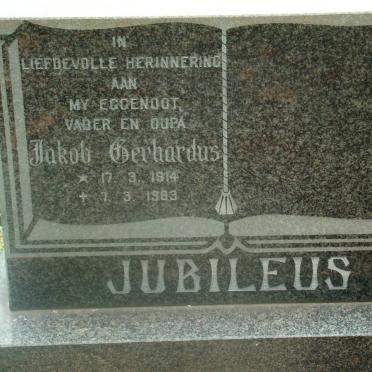 JUBILEUS Jakob Gerhardus 1914-1983