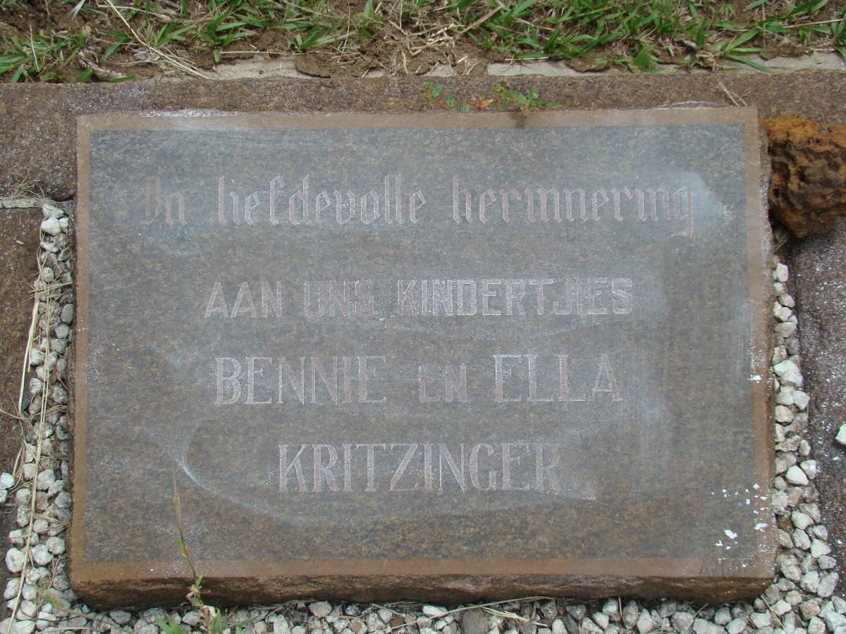 KRITZINGER Bennie :: KRITZINGER Ella