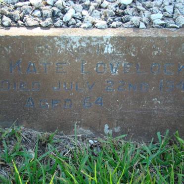 LOVELOCK Kate -1948