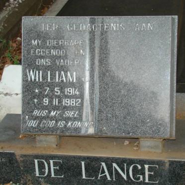 LANGE William J., de 1914-1982