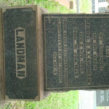 LANDMAN Daniel S.A. 1856-1938