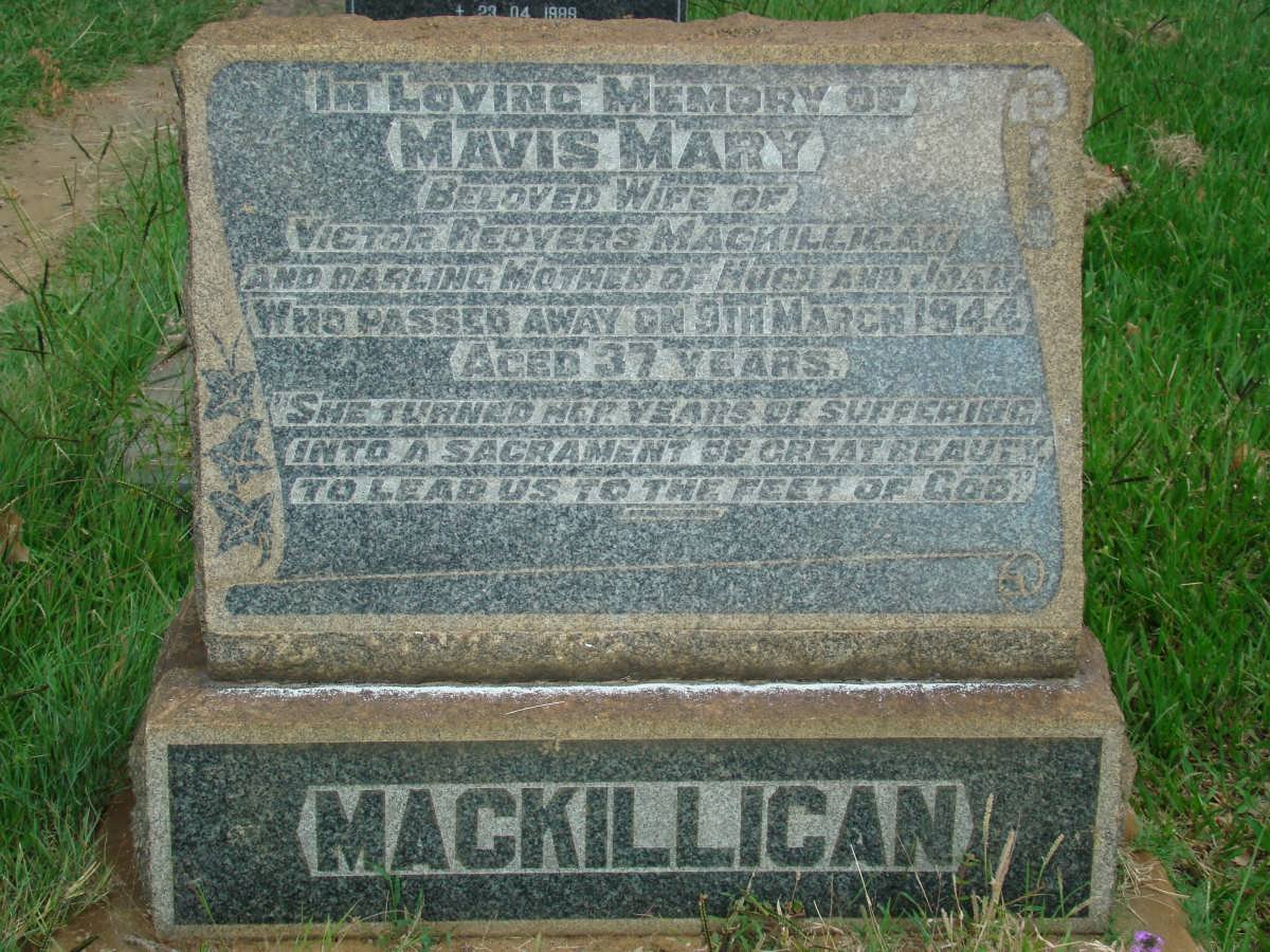 MacKILLICAN Mavis Mary -1944