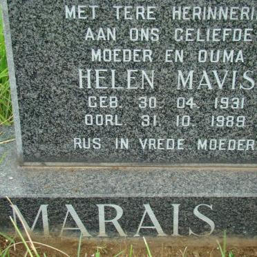 MARAIS Helen Mavis 1931-1989
