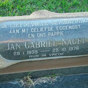 NAGEL Jan Gabriël 1935-1976