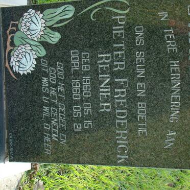 SWANEPOEL Pieter Frederick Reinier 1960-1960