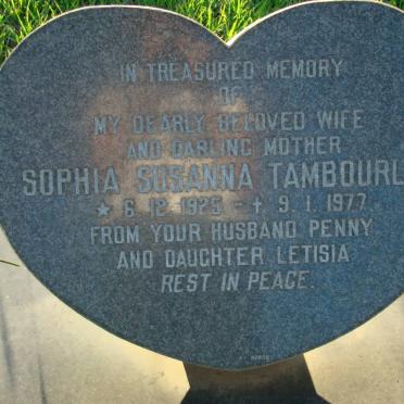 TAMBOURLAS Sophia Susanna 1925-1977