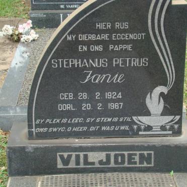 VILJOEN Stephanus Petrus 1924-1967