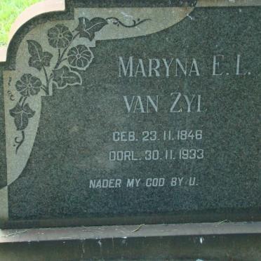 ZYL Maryna E.L., van 1846-1933