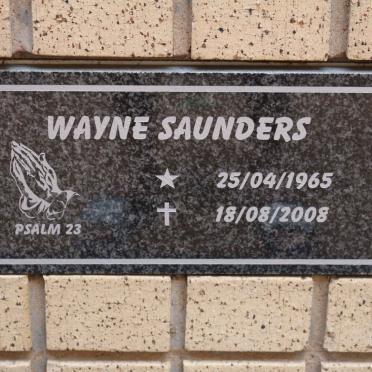 SAUNDERS Wayne 1965-2008