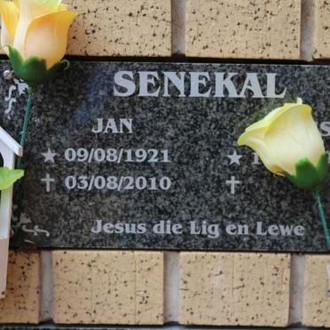 SENEKAL Jan 1921-2010 &amp; ? 1920-