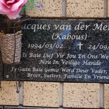 MERWE Jacques, van der 1994-2011