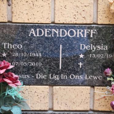 ADENDORFF Theo 1944-2010 &amp; Delysia 194?-