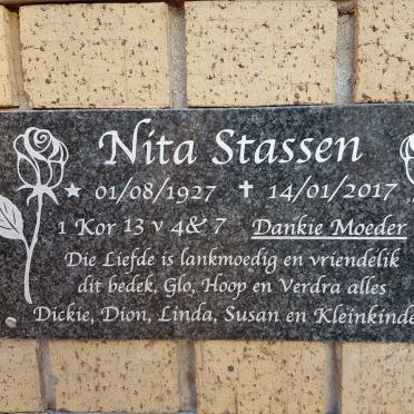 STASSEN Nita 1927-2017