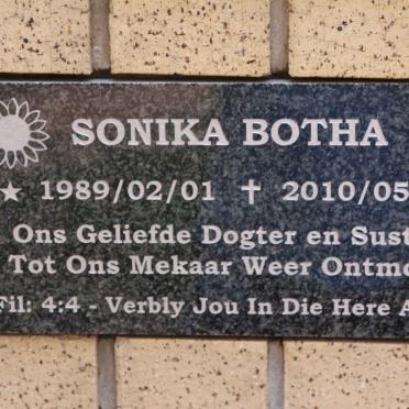 BOTHA Sonika 1989-2010