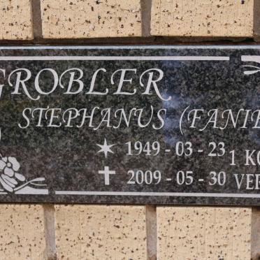 GROBLER Stephanus 1949-2009