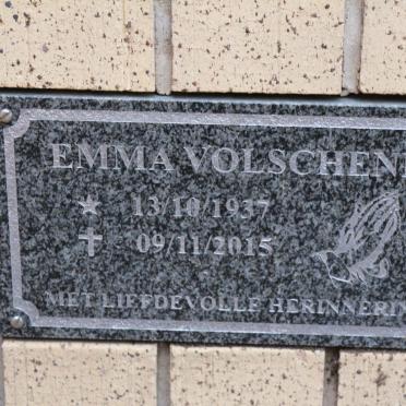 VOLSCHENK Emma 1937-2015