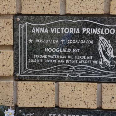 PRINSLOO Anna Victoria 1935-2008