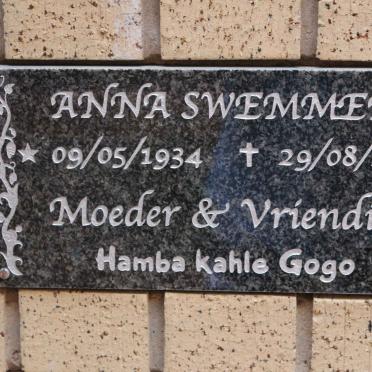 SWEMMER Anna 1934-2012