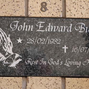 BUTLER John Edward 1932-2008