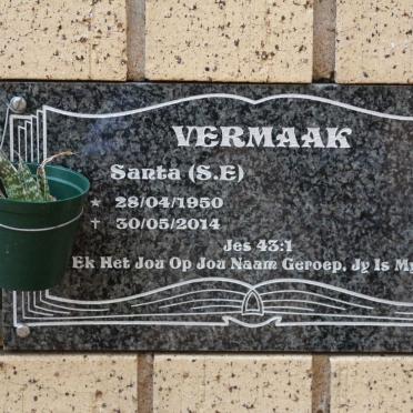 VERMAAK S.E. 1950-2014