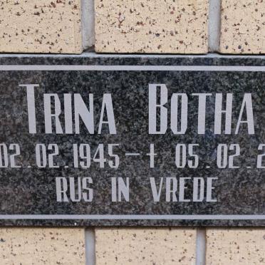 BOTHA Trina 1945-2006