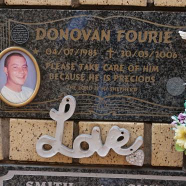 FOURIE Donovan 1985-2006