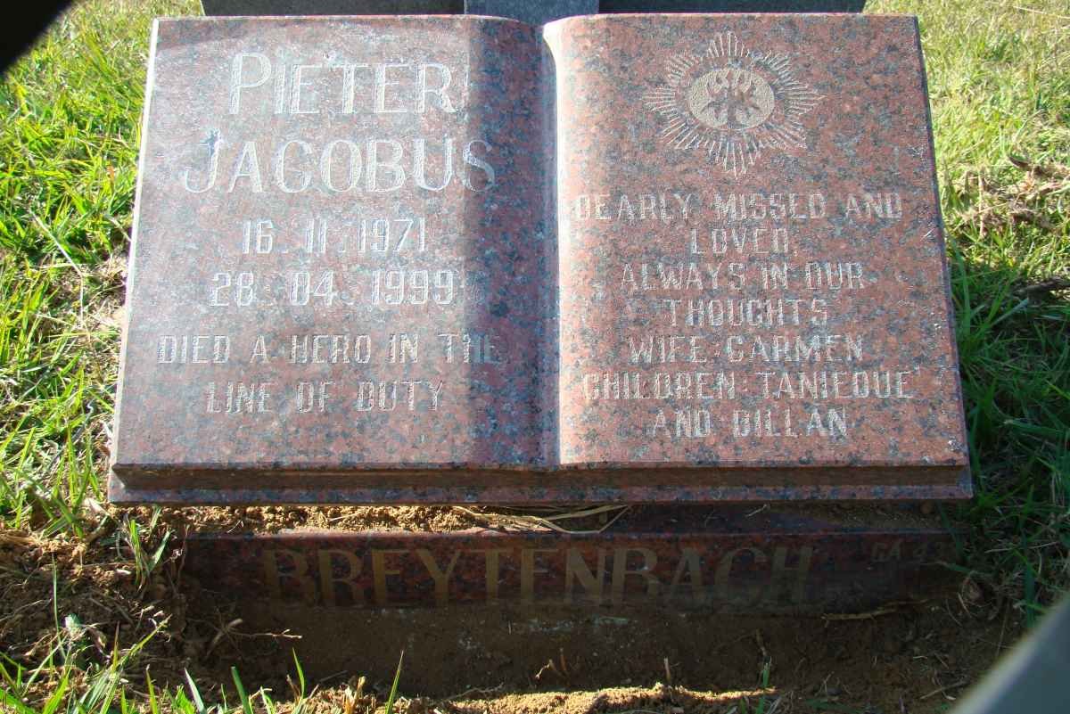 BREYTENBACH Pieter Jacobus 1971-1999