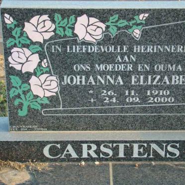 CARSTENS Johanna Elizabeth 1910-2000