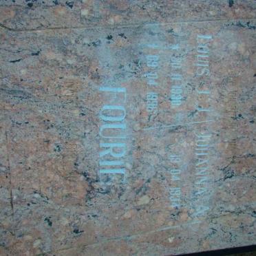 FOURIE Louis J.J. 1930-1996 &amp; Johanna A. 1934-