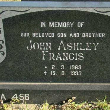 FRANCIS John Ashley 1969-1993