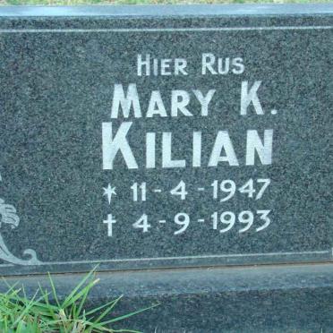 KILIAN Mary K. 1947-1993