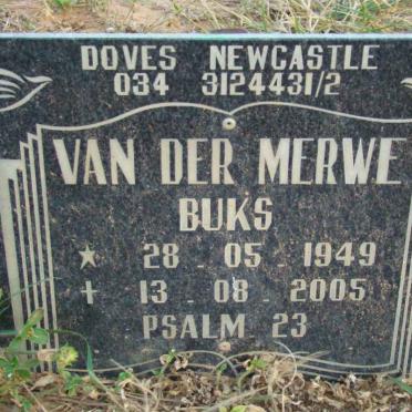 MERWE Buks, van der 1949-2005