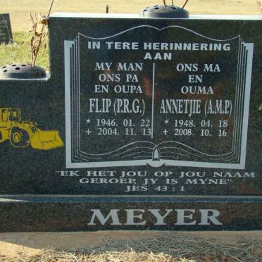 MEYER P.R.G. 1946-2004 &amp; A.M.P. 1948-2008