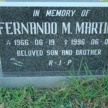 MARTINS Fernando M. 1966-1996