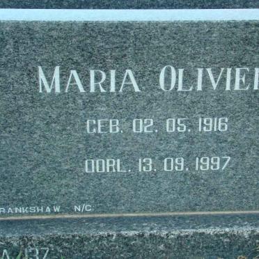 OLIVIER Maria 1916-1997